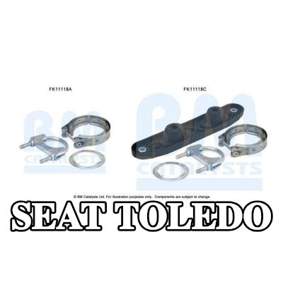 BM CATALYSTS طقم التثبيت، مرشح السخام — 2004 SEAT Toledo