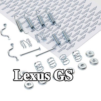 TOMEX brakes طقم تركيب حذاء الفرامل للمحور الخلفي — Lexus Gs
