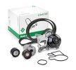 INA Water Pump + V-Ribbed Belt Kit Check alternator freewheel clutch & replace if necessary — BMW X1 (1)