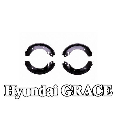 HELLA مجموعة أحذية الفرامل بدون ذراع فرامل اليد — Hyundai Grace