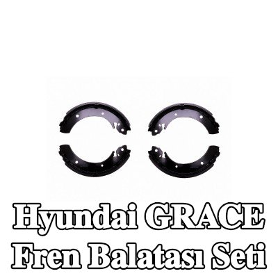 HELLA El freni kolu olmayan fren pabucu seti — Hyundai Grace