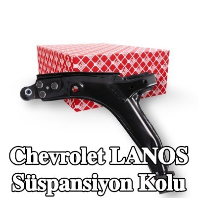 FEBI BILSTEIN Ön Aks Sol Süspansiyon Kolu, Alt, Çelik Sac, kilit somunu ile, lastik yastıklı — 2005 Chevrolet Lanos
