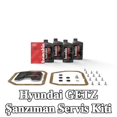 TCMATIC Şanzıman servis kiti Yağ Değişimi (boşaltma yoluyla), standart yağ değişimi için yağ miktarı ile — Hyundai Getz