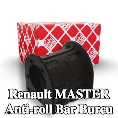 FEBI BILSTEIN Anti roll bar burcu Arka Aks, 22mm, Kauçuk — Renault Master