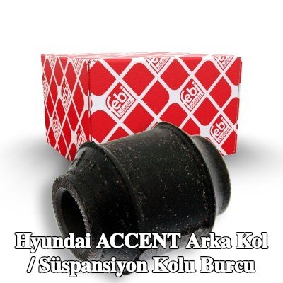 FEBI BILSTEIN Arka kol / Süspansiyon kolu burcu Alt, Arka, Arka Aks Sol, Arka Aks Sağ, dış — 2000 Hyundai Accent