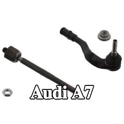 FEBI BILSTEIN مجموعة قضيب التوجيه للمحور الأمامي الأيمن, مع صامولة قفل — Audi A7