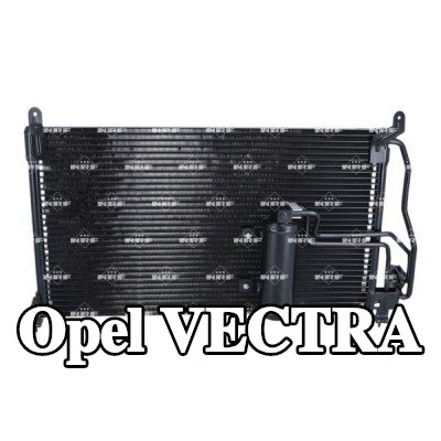 NRF مكثف تكييف الهواء مع مجفف, مع حلقة مانعة للتسرب, مع تعبئة بالنيتروجين — 1990 Opel Vectra