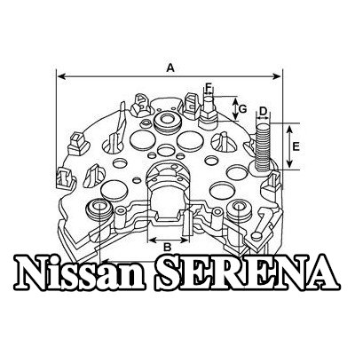 HC-Cargo المقوم، المولد — 1992 Nissan Serena