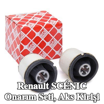 FEBI BILSTEIN Onarım Seti, aks kirişi Arka Aks Sol, Arka Aks Sağ — Renault Scénic