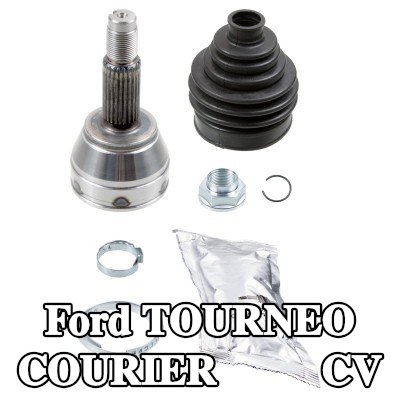FEBI BILSTEIN طقم مفصل CV المحور الأمامي الأيسر, المحور الأمامي الأيمن, جانب العجلة, مع صمولة, مع شحم — Ford Tourneo Courier