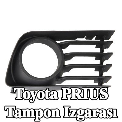 BLIC Tampon ızgarası Sağ Ön, sis farları için delikli — 2003 Toyota Prius