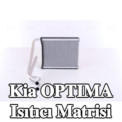 NISSENS Borulu ısıtıcı matrisi — Kia Optima