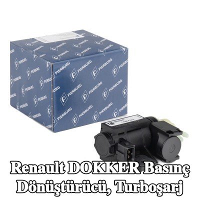 PIERBURG Basınç dönüştürücü, filtreli turboşarj — Renault Dokker