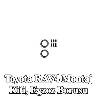 HJS Montaj Kiti, egzoz borusu — Toyota Rav4