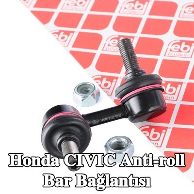 FEBI BILSTEIN Stabilizatör kolu OE Turbo YENİ, Sol Ön Aks, 55mm, somunlu — 2000 Honda Civic