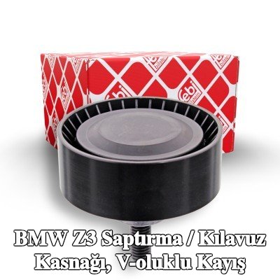 FEBI BILSTEIN Saptırma / kılavuz kasnağı, V-ribbed belt Outer Diameter: 70mm, vida ile — BMW Z3