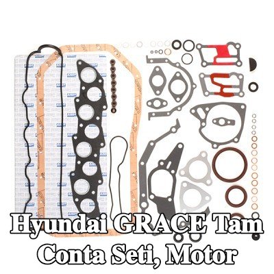 AJUSA Tam Conta Seti, valf gövdesi contalı motor, silindir kafası contası olmadan — Hyundai Grace