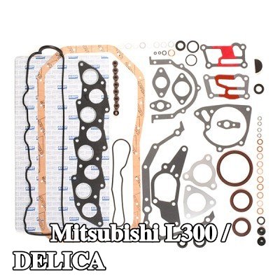 AJUSA مجموعة حشيات كاملة, محرك مزود بأختام صمامات, بدون حشية رأس الأسطوانة — Mitsubishi L300 / Delica