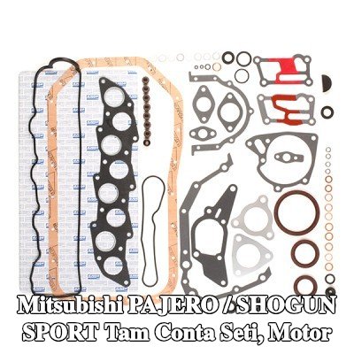 AJUSA Tam Conta Seti, valf gövdesi contalı motor, silindir kafası contası olmadan — 1997 Mitsubishi Pajero / Shogun Sport