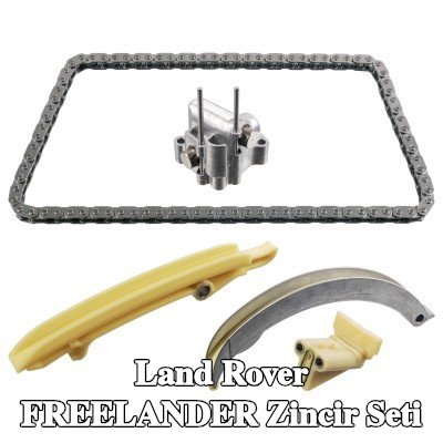 FEBI BILSTEIN Zaman zinciri kiti Üst, zincir gergili, kızak raylı — 2002 Land Rover Freelander