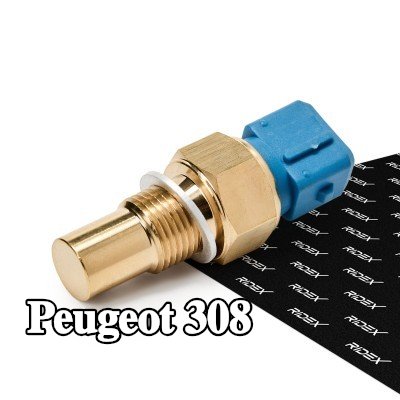 RIDEX مفتاح درجة الحرارة, مصباح تحذير سائل التبريد M14x1, 25, 120°C — Peugeot 308