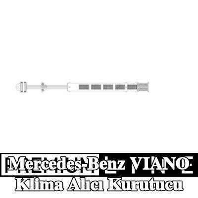 MAHLE Kapaklı AC alıcı kurutucu, conta halkası ile, aksesuarlarla — Mercedes-Benz Viano