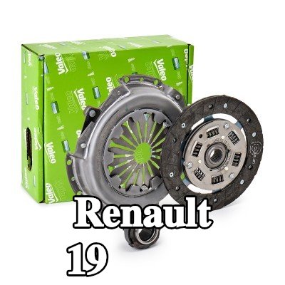 VALEO طقم القابض CLASSIC KIT3P, مع محمل تحرير القابض — 1990 Renault 19