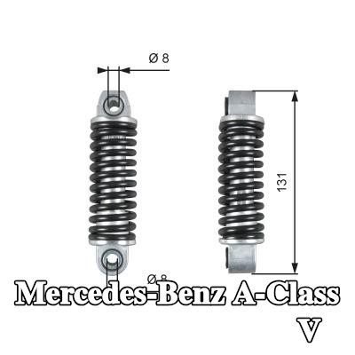 GATES مثبط اهتزاز, حزام مضلع على شكل V DriveAlign, Micro-V® UNIQUE FIT — Mercedes-Benz A-Class