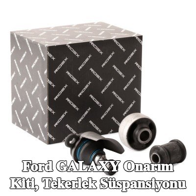 RIDEX Onarım kiti, tekerlek süspansiyonu Ön Aks Sol, Ön Aks Sağ, bilyeli mafsal ile, sabitleme malzemesi ile, lastik yatağı ile — 2000 Ford Galaxy
