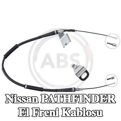 A.B.S. El freni kablosu 1290mm — 1990 Nissan Pathfinder