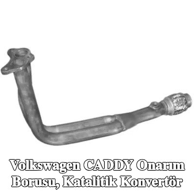 POLMO Onarım Borusu, katalitik konvertör — 2000 Volkswagen Caddy