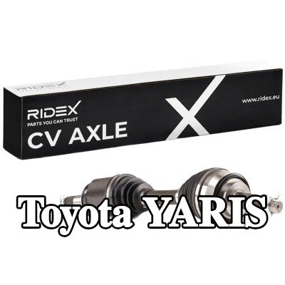 RIDEX عمود الإدارة المحور الأمامي كلا الجانبين, 630mm — Toyota Yaris