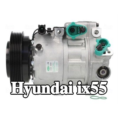 NISSENS ضاغط تكييف هواء مع قابض مغناطيسي, بدون زيت ضاغط PAG, بدون صمام ثنائي — 2007 Hyundai ix55