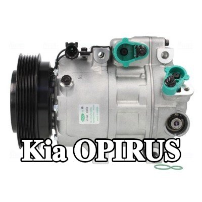 NISSENS ضاغط تكييف هواء مع قابض مغناطيسي, بدون زيت ضاغط PAG, بدون صمام ثنائي — Kia Opirus