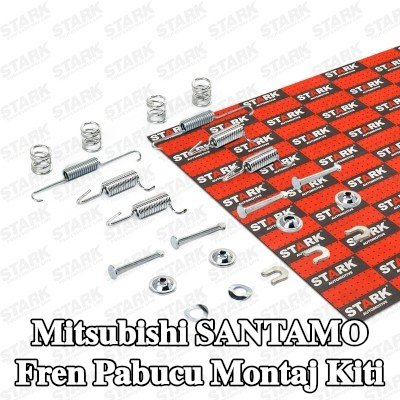 STARK Arka aks fren pabucu montaj kiti — Mitsubishi Santamo