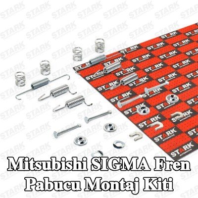 STARK Arka aks fren pabucu montaj kiti — Mitsubishi Sigma