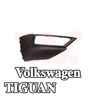 VAN WEZEL شبكة المصد الأمامي الأيمن, مع فتحة (فتحات) لمصابيح الضباب — 2019 Volkswagen Tiguan