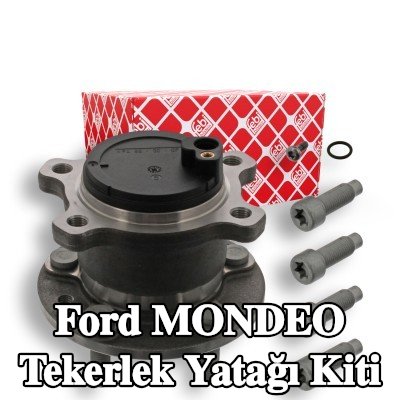 FEBI BILSTEIN Tekerlek yatağı kiti Tekerlek göbeğine entegre tekerlek yatağı, ABS sensör halkalı, sabitleme/montaj malzemesi ile — 2012 Ford Mondeo