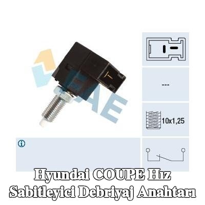 FAE Hız sabitleyici debriyaj anahtarı — Hyundai Coupe