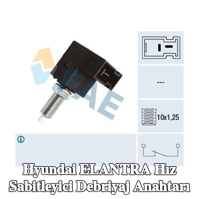 FAE Hız sabitleyici debriyaj anahtarı — 2008 Hyundai Elantra