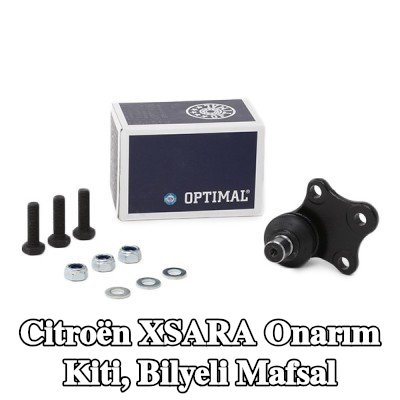 OPTIMAL Onarım Kiti, ön aks sol bilyeli mafsal, Ön Aks Sağ, Alt, aksesuarlarla — Citroën Xsara