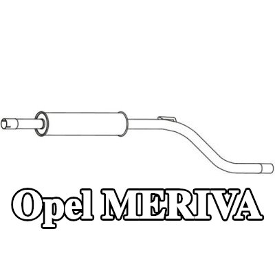 VEGAZ كاتم صوت وسط مركزي — Opel Meriva