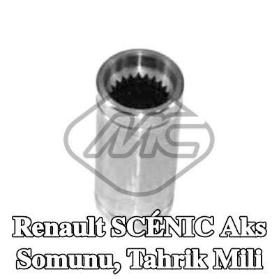Metalcaucho Aks Somunu, tahrik mili Ön Aks — Renault Scénic