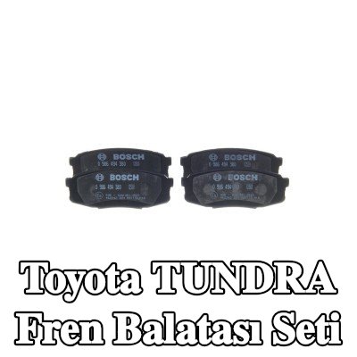 BOSCH Fren balatası seti 17, 5mm, gıcırtı önleyici plaka ile, montaj kılavuzu ile — Toyota Tundra