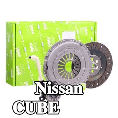 VALEO طقم القابض KIT3P (CSC), لا حاجة لأدوات خاصة للتركيب, بدون مستشعر, مع أسطوانة تابعة مركزية — Nissan Cube