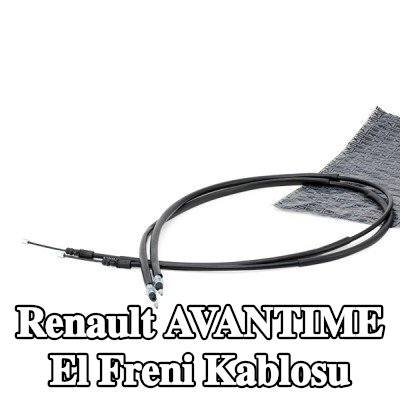 RIDEX El freni kablosu Sol, Arka, Sağ, 1643/1493+1700/1550mm — Renault Avantime