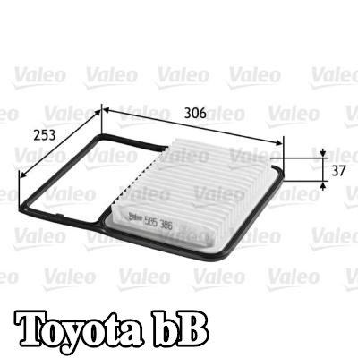 VALEO مرشح الهواء — Toyota bB