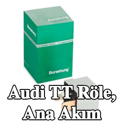 Borsehung Röle, ana akım — Audi Tt