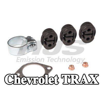 HJS مجموعة التثبيت, كاتم الصوت مع مشبك — Chevrolet Trax