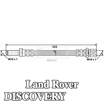 BORG & BECK خرطوم القابض — Land Rover Discovery